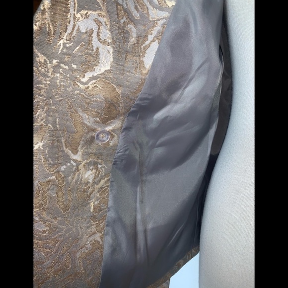 NWT Gold Floral Blazer - Picture 5 of 6